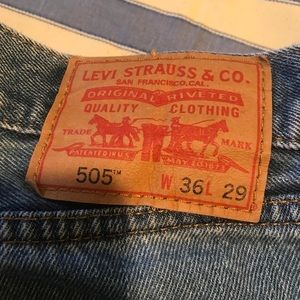 Levi Strauss 505 jeans